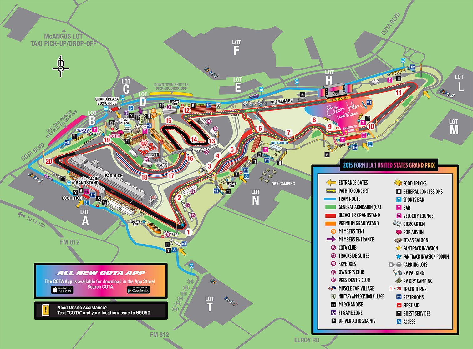 Welcome To Circuit Of The Americas For The 2015 Formula 1 United States Grand Prix Cota Blog