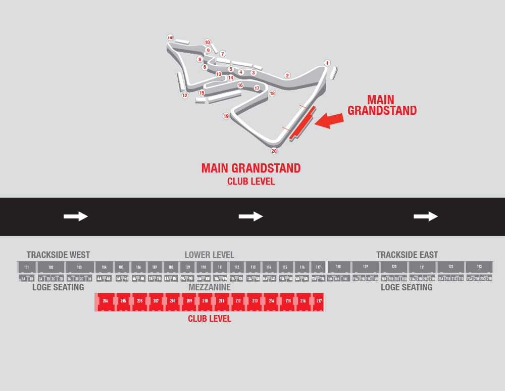 Circuit Of The Americas Seating Chart 3-Day Premium Grandstands | Circuit Of The Americas