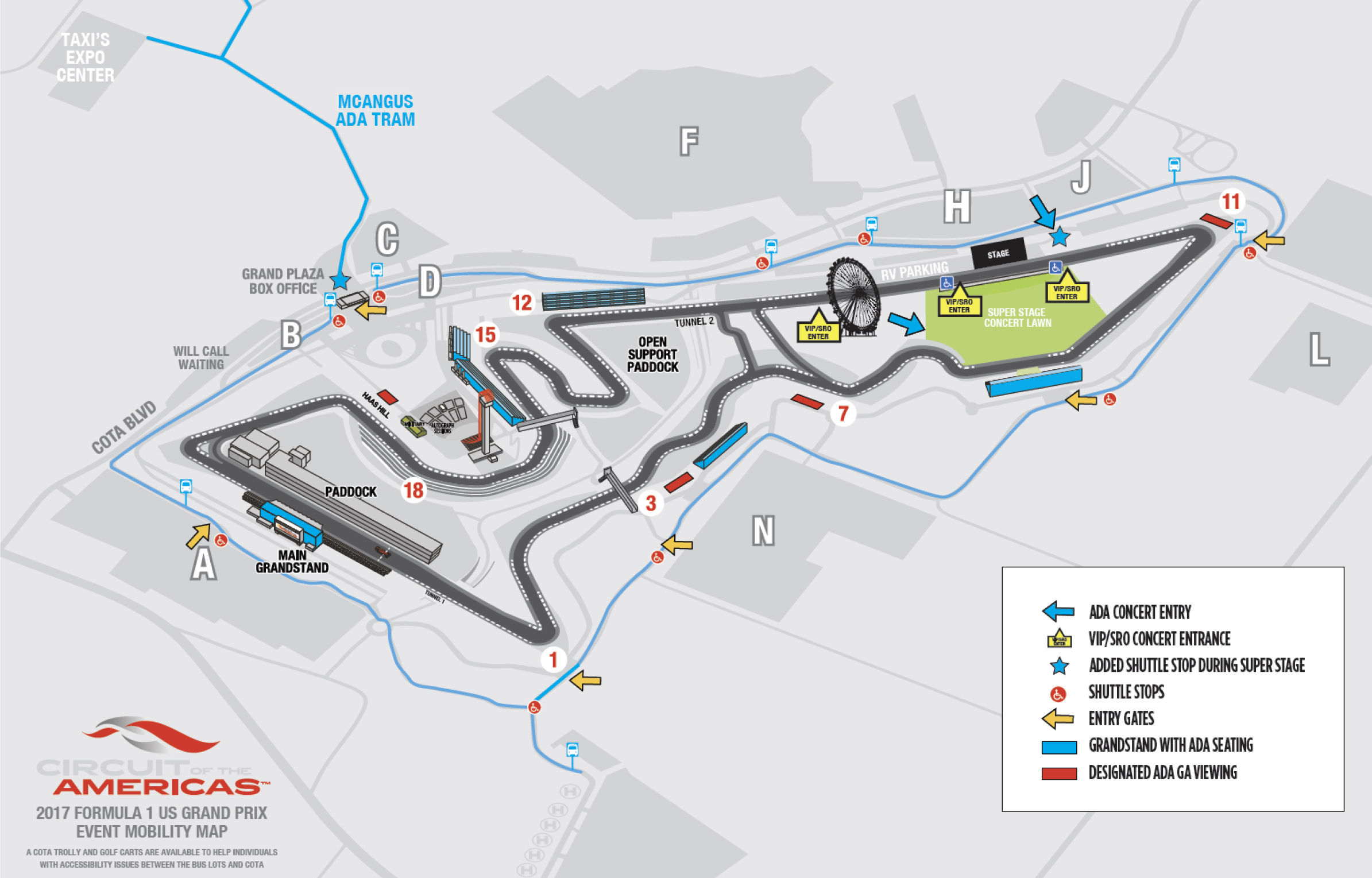 Circuit Of The Americas F1 Track Map Motogpamerica