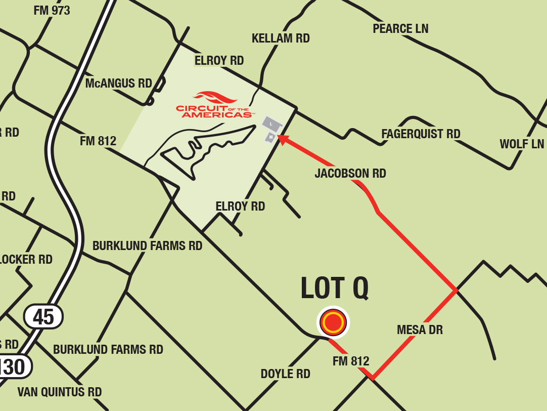 PARKNRIDE Circuit of the Americas